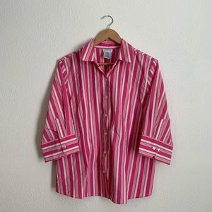 Pink Stripe Blouse
